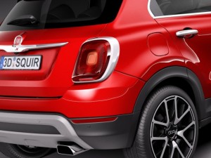 Fiat 500X Cross 2015 3Dモデル