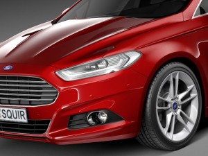 Mondeo Sedan 2015 3D Model