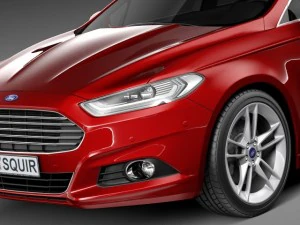 Mondeo Sedan 2015 3D Model