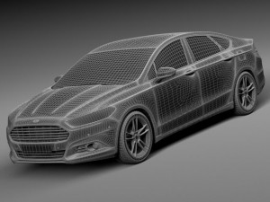 Mondeo Sedan 2015 3D Model