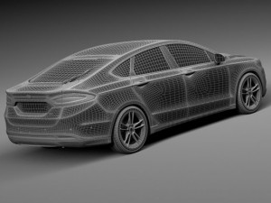 Mondeo Sedan 2015 3D Model