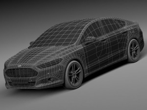 Mondeo Sedan 2015 3D Model