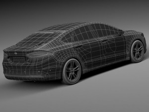 Mondeo Sedan 2015 3D Model
