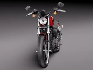 Harley-Davidson Iron 883 Roadster 2015 3D Model