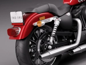Harley-Davidson Iron 883 Roadster 2015 3D Model