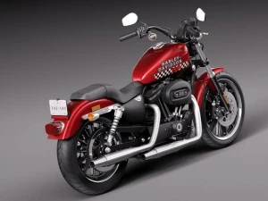 Harley-Davidson Iron 883 Roadster 2015 3D Model