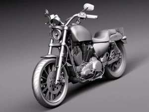 Harley-Davidson Iron 883 Roadster 2015 3D Model