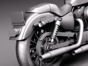 Harley-Davidson Iron 883 Roadster 2015 3D Model
