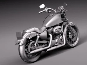 Harley-Davidson Iron 883 Roadster 2015 3D Model