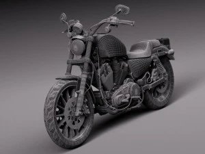 Harley-Davidson Iron 883 Roadster 2015 3D Model