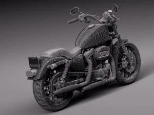 Harley-Davidson Iron 883 Roadster 2015 3D Model