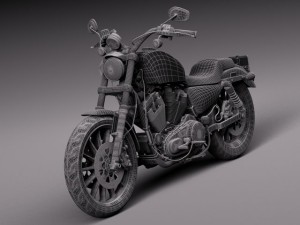 Harley-Davidson Iron 883 Roadster 2015 3Dモデル