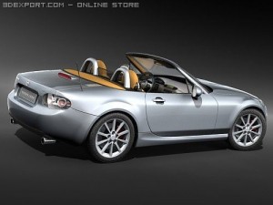 Mazda MX-5 Miata 2009 3D Модель