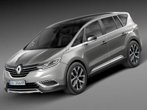 Renault Espace 2015 Modello 3D