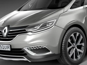 Renault Espace 2015 3D Model