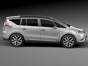 Renault Espace 2015 Modelo 3D