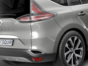 Renault Espace 2015 Modelo 3D