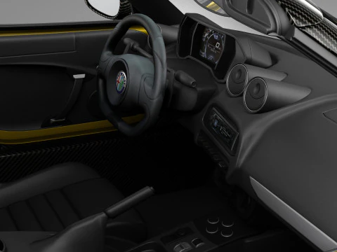 Alfa Romeo 4C Spider 2015 Modelo 3D