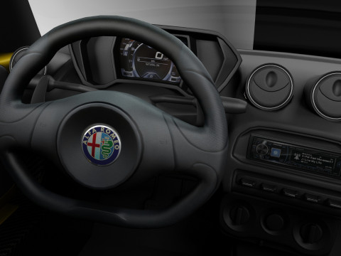 Alfa Romeo 4C Spider 2015 Model 3D