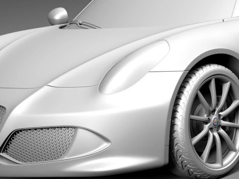Alfa Romeo 4C Spider 2015 Modelo 3D