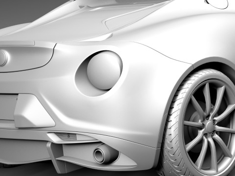 Alfa Romeo 4C Spider 2015 Model 3D