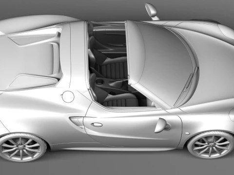Alfa Romeo 4C Spider 2015 Modelo 3D