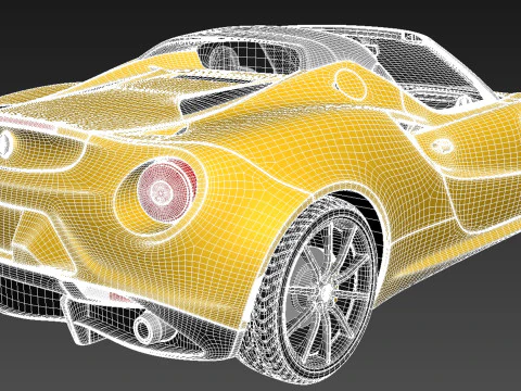 Alfa Romeo 4C Spider 2015 Modelo 3D