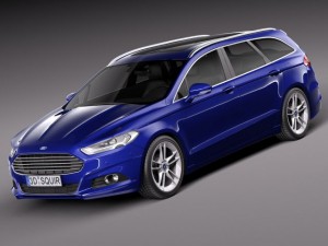 Mondeo Wagon 2015 3D Model