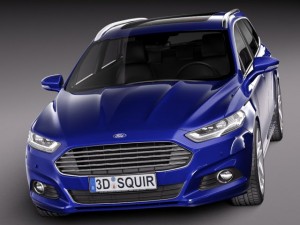 Mondeo Wagon 2015 3D Модель