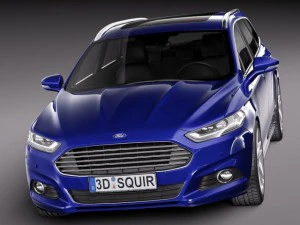 Mondeo Wagon 2015 3D Model