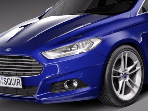 Mondeo Wagon 2015 3D Модель