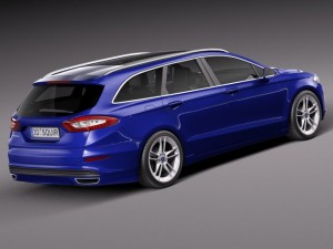 Mondeo Wagon 2015 3D Модель