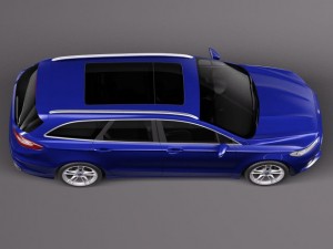 Mondeo Wagon 2015 3D Модель