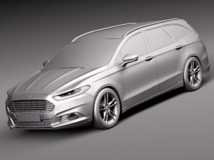 Mondeo Wagon 2015 3D Модель