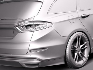 Mondeo Wagon 2015 3D Модель