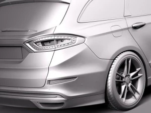 Mondeo Wagon 2015 3D Model