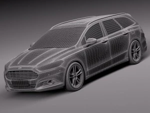 Mondeo Wagon 2015 3D Model