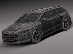 Mondeo Wagon 2015 3D Модель