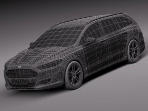 Mondeo Wagon 2015 3D Model