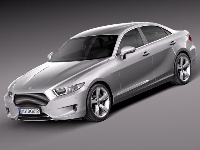 Generic Sedan Midclass 2015 Modelo 3D .c4d .max .obj .3ds .fbx .stl .blend 