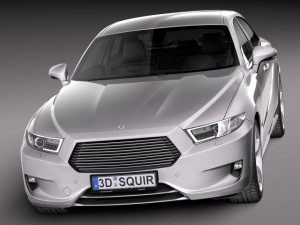Generic Sedan Midclass 2015 Modelo 3D