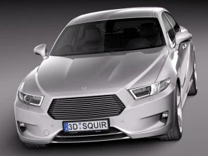 Generic Sedan Midclass 2015 3D Model
