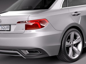 Generic Sedan Midclass 2015 Modelo 3D