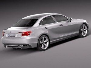 Generic Sedan Midclass 2015 Modelo 3D