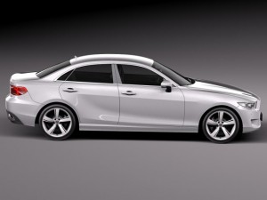 Generic Sedan Midclass 2015 Modelo 3D