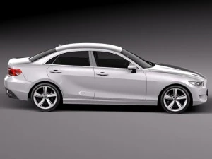 Generic Sedan Midclass 2015 3D Model
