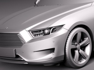 Generic Sedan Midclass 2015 Modelo 3D