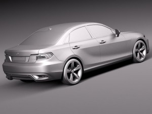 Generic Sedan Midclass 2015 Modelo 3D