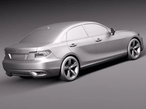 Generic Sedan Midclass 2015 3D Model