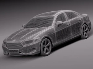 Generic Sedan Midclass 2015 3D Model